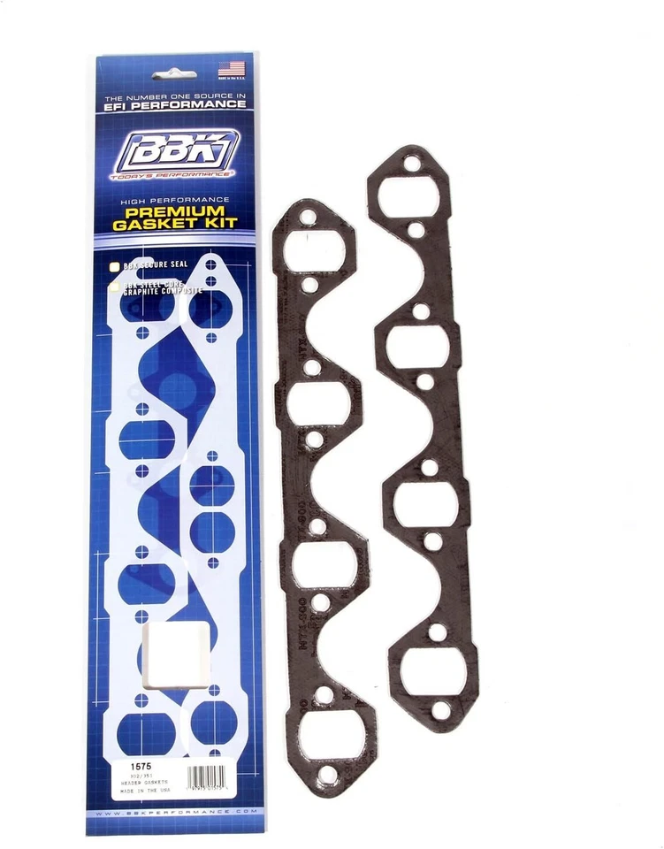 BBK Exhaust Header Gasket Kit- Ford 302/351 1-5/8” 2 1575 Foto 1 de 1