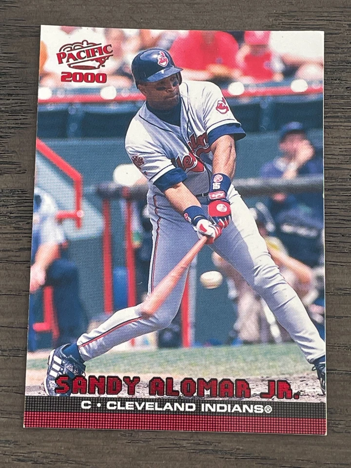 2000 Pacific Ruby Sandy Alomar Jr #124 Cleveland Indians  - Image 1 of 2