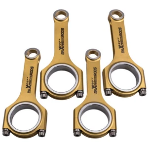 Titanizing Connecting Rods For VW TDI 1.9L PD90 PD100 PD115 ARP2000 144/50.6mm - Picture 1 of 11