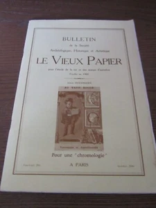 Bulletin le vieux papier n°294. 10/1984. " pour une chromologie" de A.Thysebaert - Picture 1 of 7