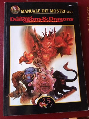 Manuale dei Mostri Vol 1 Edition Dungeons & Dragons D&D - Immagine 1 di 2