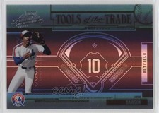 2005 Playoff Absolute Memorabilia Reverse Red Spectrum /50 Andre Dawson HOF