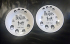 Pair Beatles Ceramic Fab Four Plates