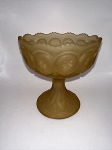 Antique Fostoria Glass Co. 1121 Louise 1902 Peach Satin - Picture 1 of 5