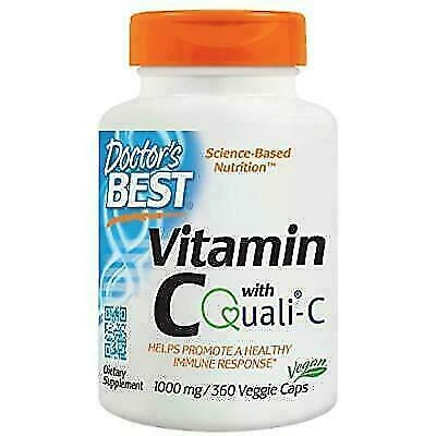 Doctor's Best DRB-00327 Vitamin C with Quali-C 1000 mg - 360 Veggie Caps