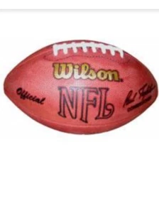 Vintage Wilson NFL Football Paul Tagliabue offizielles Originalspiel Ball auf dem Feld - Bild 1 von 8