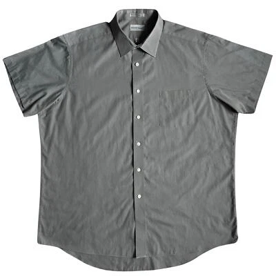 Camisa David Taylor Hombre Aguja Única Sastrería Talla Grande 18 Verde Carrera Negocios Foto 1 de 4