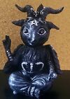 Evil Goat Baphomet 4.5" Figure Pentagram Resin Statue Gothic Satanic Occult