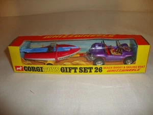 CORGI GESCHENKSET 26 STRANDBUGGY & SEGELBOOT WHIZZWHEELS - NR NEUWERTIG in OVP - Bild 1 von 10