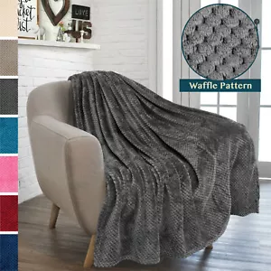 Super Soft Lightweight Fleece Warm Throw Blanket for Couch Sofa Bed Cozy Pattern - Picture 1 of 130