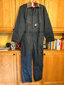 WALLS Blizzard-Pruf Men's Black Insulated Coveralls XLG-Tall New w Tags - Picture 1 of 10
