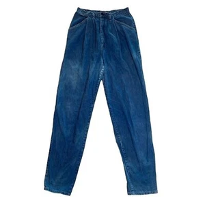 Women's Vintage 80s Levi's pleated high rise Mom jeans size 14 - Picture 1 of 11