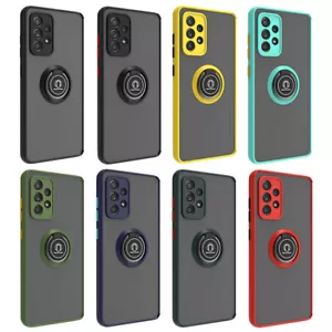 Phone Case For Samsung A16 A36 A55 A54 A15 A56 A52 Shockproof Ring Stand Cover - Picture 1 of 20