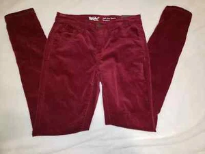Mossimo Denim Women's Burgundy High Rise Skinny 00/24R - Picture 1 of 4