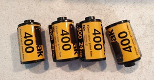 Kodak 400 35mm Film Color Prints 24 Exposures 4 Single Rolls Vintage NOS - Picture 1 of 4