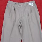 Wool Blend Pleated  Front Dress Pants For Men/Boys W34 X L30. Tag No. 126K