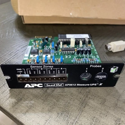 Tarjeta de monitoreo ambiental APC Smart Slot AP9612 Measure-UPS II Foto 1 de 4
