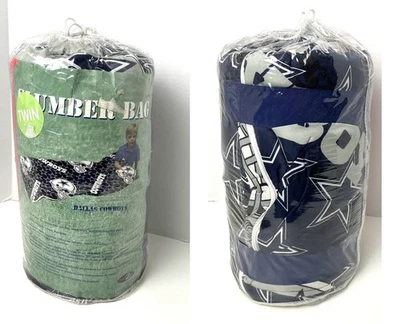 "Saco de dormir de colección nuevo 2005 NFL Dallas Cowboys 30"" x 57"" doble" Foto 1 de 4