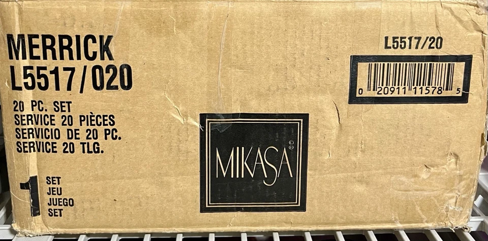 Juego de 20 platos y cuencos y tazas y platillos Mikasa Academy (4 ajustes de lugar) Foto 1 de 4