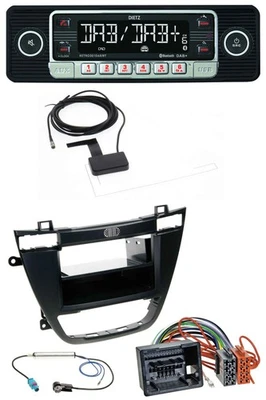Dietz DAB Bluetooth USB MP3 Autoradio für Opel Insignia 2008-2013 schwarz - Bild 1 von 4