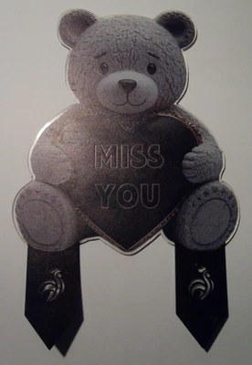 Miss You Teddy Grabdekoration Grabstecker - Bild 1 von 2