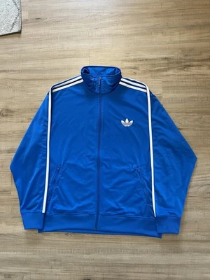Men’s Blue Adidas Firebird Trefoil Zip Up Track Jacket Size 2XL - Image 1 of 4