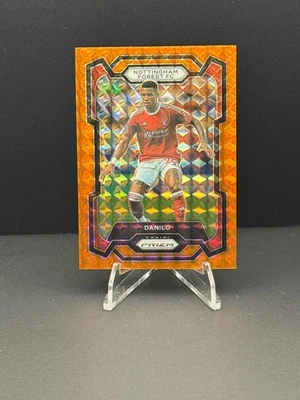 2023-24 Panini Prizm Premier League - Danilo #240 Orange Mosaic Prizm (RC) - Image 1 of 2