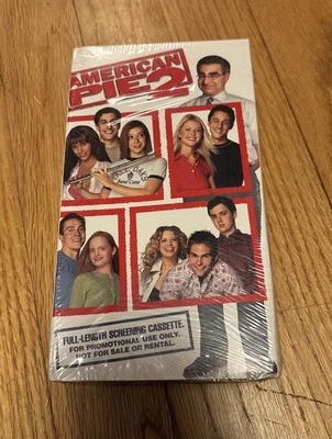 American Pie 2 VHS Promotional Screener Cassette SEALED ULTRA RARE Watermarked - Image 1 of 4