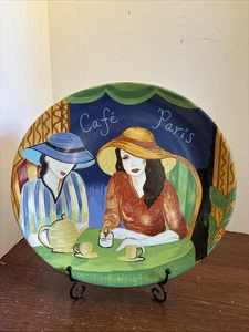 Vintage Sango Café Paris ovale Platte Muster #9414 - Bild 1 von 7