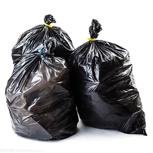 50 Pack 65 Gallon 2 mil Large Heavy Duty Garbage Waste Trash Can Toter Bags - Picture 1 of 11