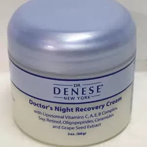 DR. DENESE DOCTOR'S NIGHT RECOVERY CREAM 2 OZ 60g VITAMIN C,A,E,B UNSEALED NWB - Picture 1 of 4