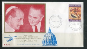 Vatikan - Beleg - Audienz Jhonson - 23.12. 1967 ( 29327 ) - Bild 1 von 1