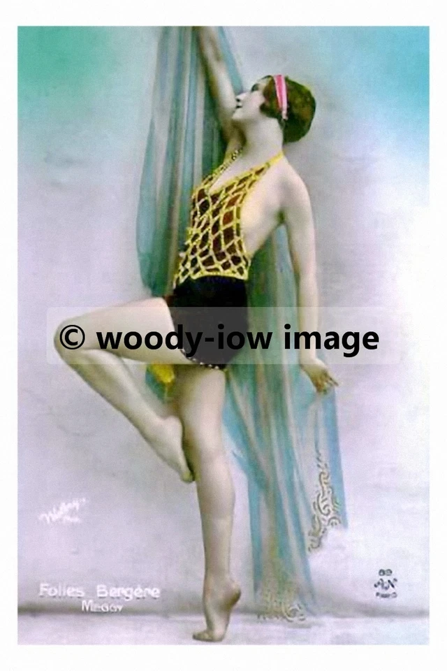 rp17537 - Folies Bergere Showgirl , Meggy ? - print 6x4 - Image 1 of 1