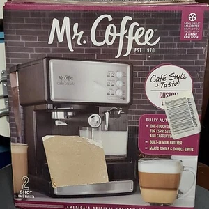Cafetera Mr. Coffee 2 Shot Café Barista personalizada acero inoxidable - Imagen 1 de 7