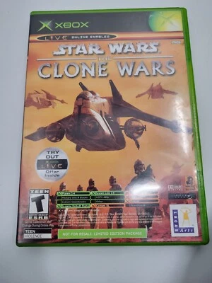 *Untested* Star Wars: The Clone Wars & Tetris Worlds Original Microsoft Xbox  - Image 1 of 4