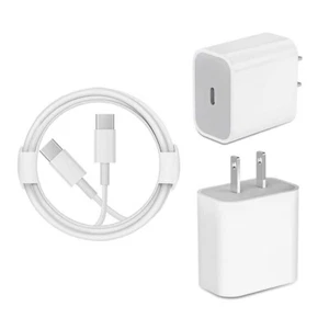 For Samsung Galaxy S25/25+/S25Ultra PD USB C 20W Fast/Quick Wall Home Charger - Picture 1 of 4