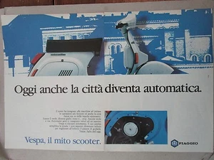 # ADVERTISING PUBBLICITA' VESPA automatica 50 N  - 1984 VEDI ALTRE DISPONIBILI - Foto 1 di 7
