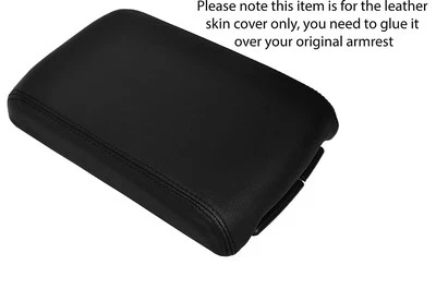 ЧЕРНЫЙ ШОВ ПОДЛОКОТНИК КРЫШКА КОЖАНЫЙ ЧЕХОЛ ПОДХОДИТ LLINCOLN LS 2003-2006 - Изображение 1 из 3