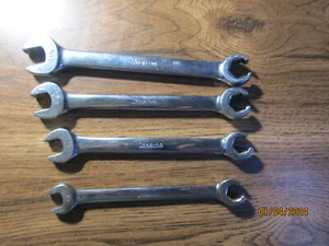 Snap On SAE Set Of 4 Wrenches 9/16, 5/8, , 1/2 7/16 RXS18 RXS20 RXS14 RXS16 - Picture 1 of 4