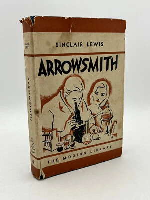 Arrowsmith - Sinclair Lewis 1933 First Modern Library Edition First Printing DJ - Image 1 of 4