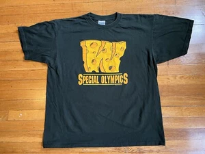VINTAGE Wisconsin Special Olympics Cheese Shirt Men’s XXL Green 90s - Picture 1 of 10
