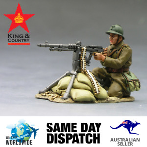 King & Country FOB018 French Soldier Machine Gunner MIB Retired