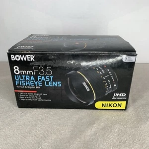 Bower 8mm f3.5 CS Manual Focus Fisheye ASPH for Nikon AIS Mount #295 - Picture 1 of 10