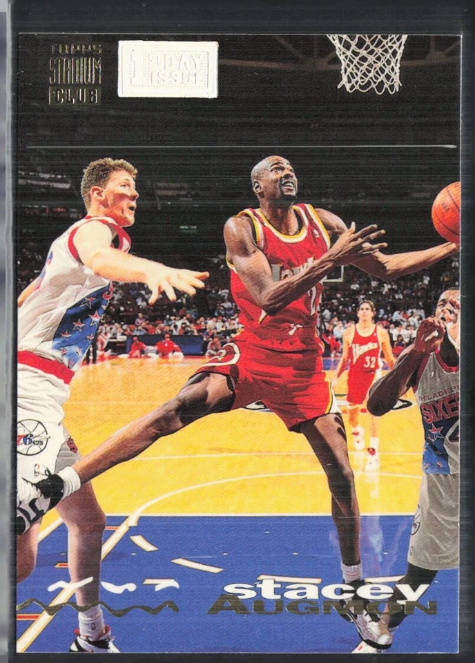 1993-94 Topps Stadium Club #310 Stacey Augmon First Day Issue Atlanta Hawks - Image 1 of 2