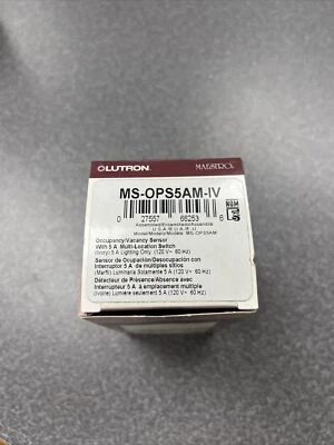 Lutron MS-OPS5AM-IV Ivory Digital Multi-Location Switch Occupancy Sensor 5A 120V - Image 1 of 4