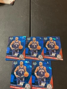 KYLAN BOSWELL 5 CARD LOT-2023-24 BOWMAN CHROME U SAPPHIRE 1st RC-ARIZONA/ILL-#3 - Picture 1 of 3