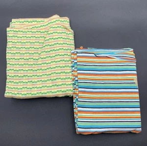 Vintage Lightweight Knit - Striped approx. 1.5 yds/ Geometric approx. 1.5yds - Picture 1 of 3