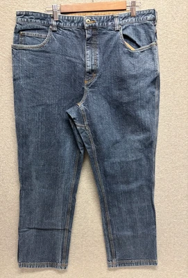 Duluth Jeans Trading Co Piernas Rectas Flex Salón de Baile Para Hombres Azul Denim 40x32 Foto 1 de 4