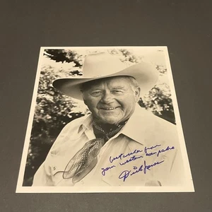 Dick Jones: Hand Signed Celebrity Photograph 8 x 10 Inches / KSK - Picture 1 of 4