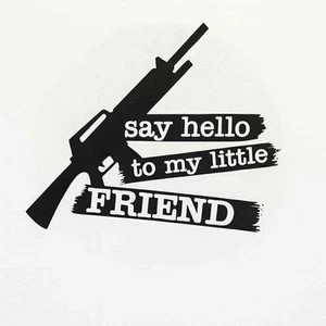 Scarface Say hello to my little friend cut Vinyl car decal sticker - Bild 1 von 1